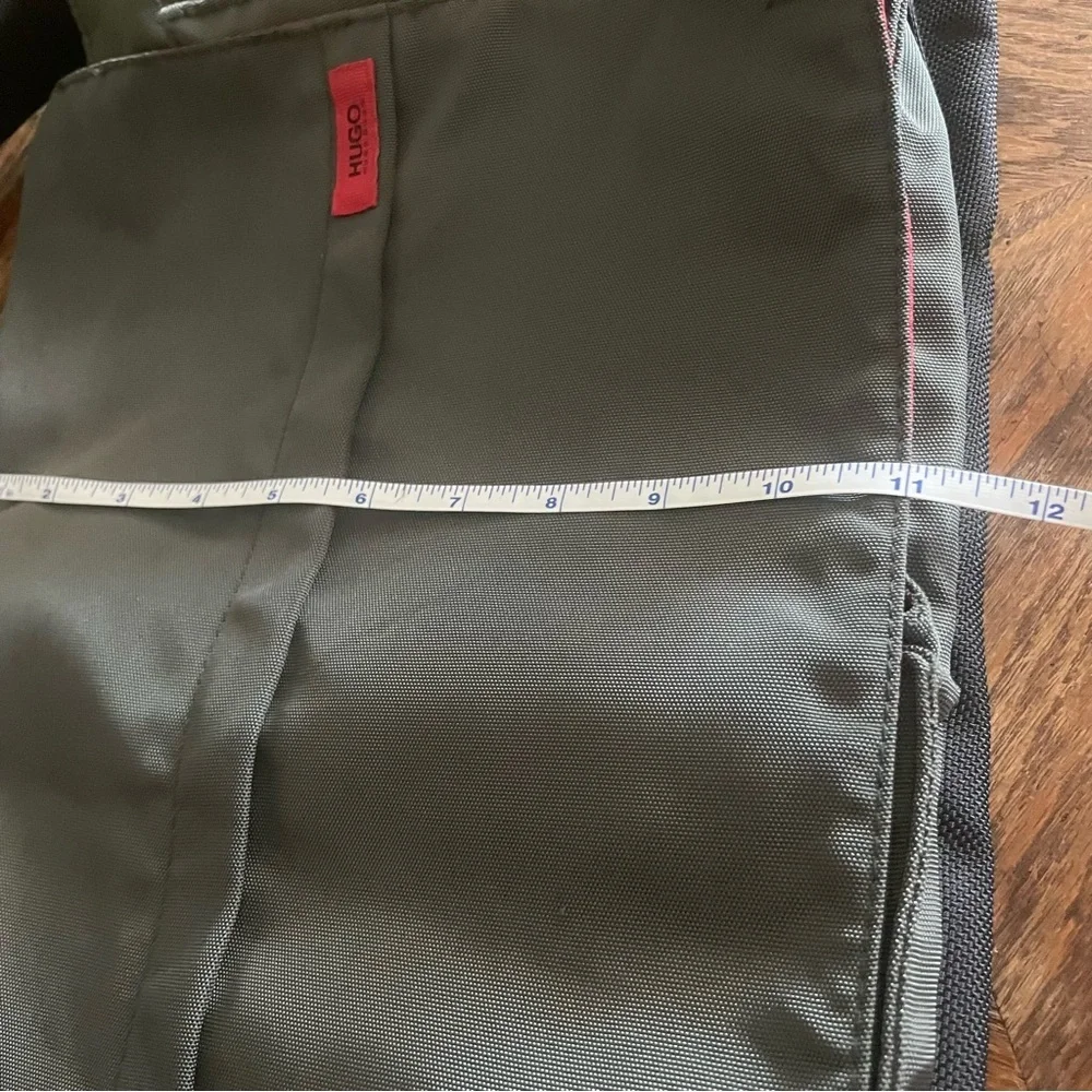 Hugo Boss Nylon Gray and green Messenger Bag